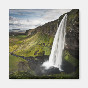 Imán Cascada el   Islandia de Seljalandsfoss