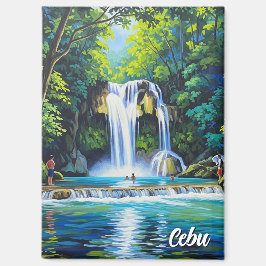 Imán Cascada en Cebú Filipinas Vintage