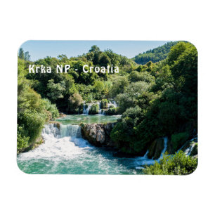 Imán Cascada en el Parque Nacional Krka - Dalmacia, Cro