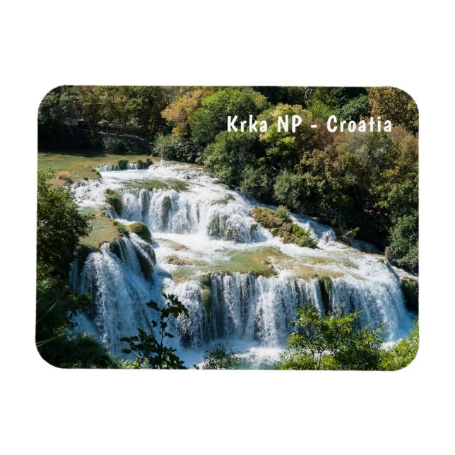 Imán Cascada en el Parque Nacional Krka - Dalmatia, Cro (Horizontal)