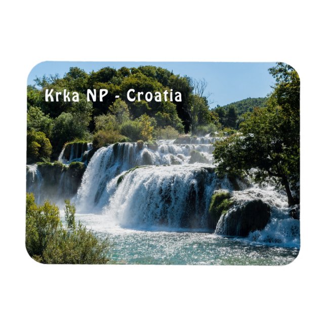 Imán Cascada en el Parque Nacional Krka - Dalmatia, Cro (Horizontal)