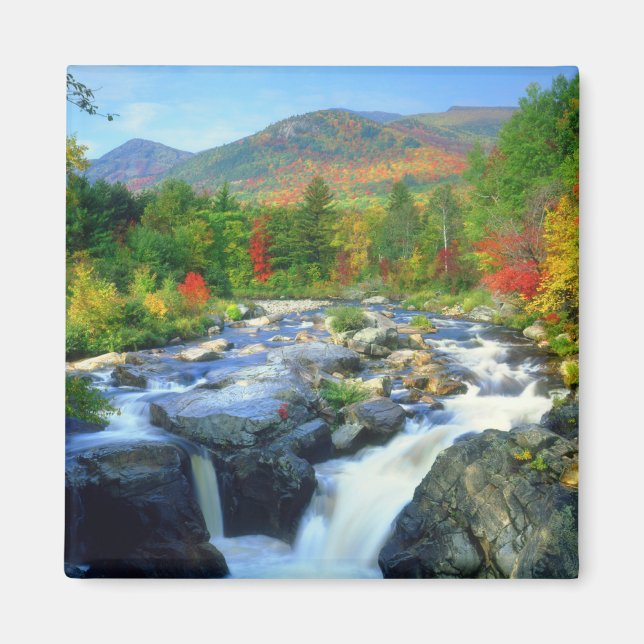 Imán Cascada Flume | Montañas Adirondack (Frente)