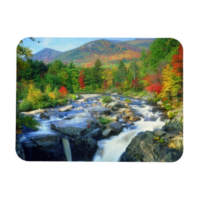 Imán Cascada Flume | Montañas Adirondack (Horizontal)