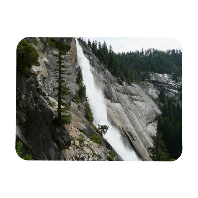 Imán Cascada Nevada en el Parque Nacional Yosemite (Horizontal)