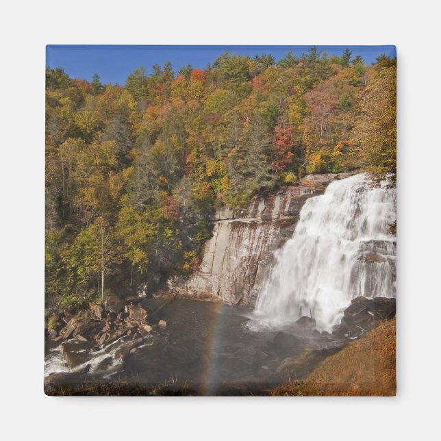 Imán Cascada Rainbow Falls en Gorges State Park en el n (Frente)