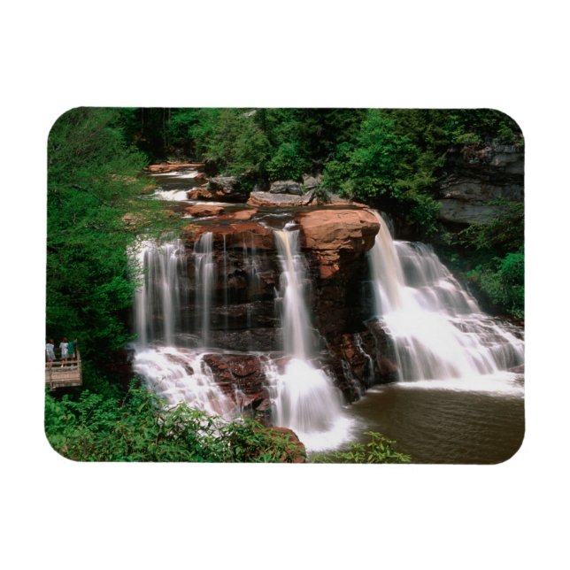 Imán Cascadas de Blackwater, Virginia Occidental, pinto (Horizontal)