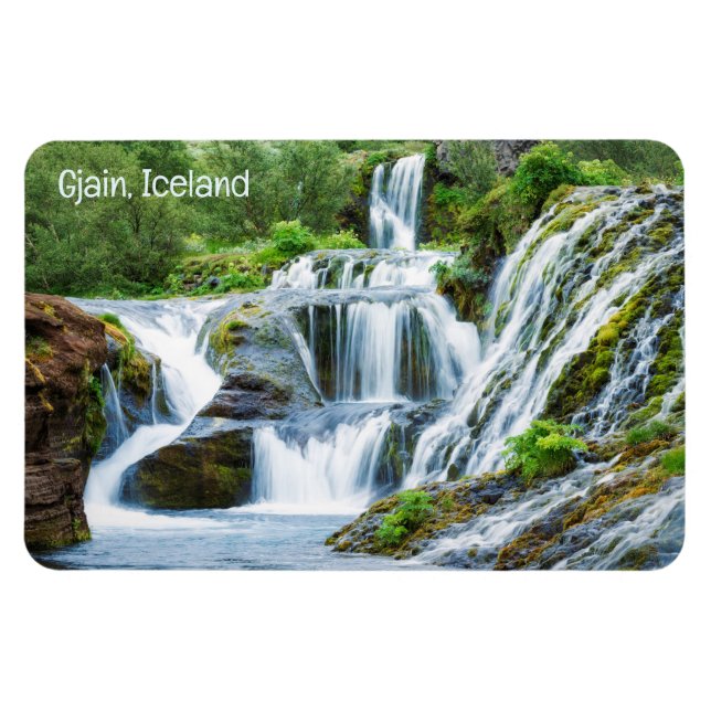 Imán Cascadas de jain, Islandia (Horizontal)