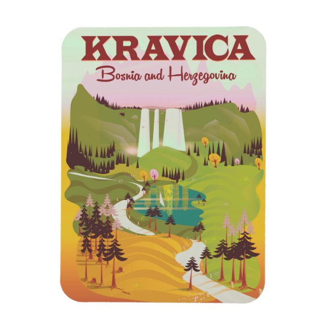 Imán Cascadas de Kravica Bosnia y Herzegovina (Vertical)