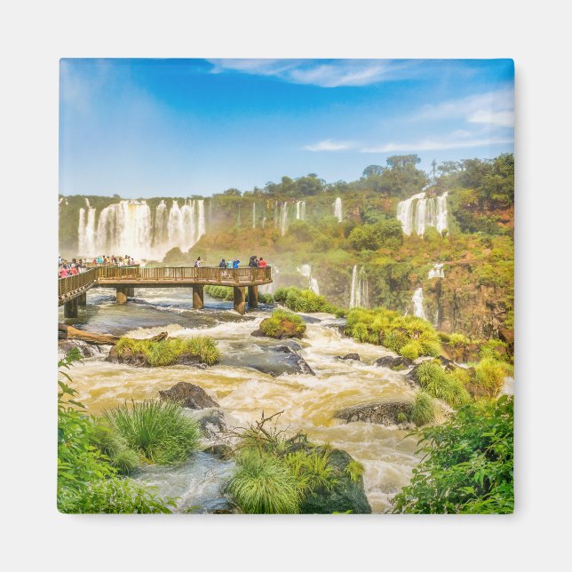 Imán Cascadas de la garganta del diablo de la frontera (Frente)