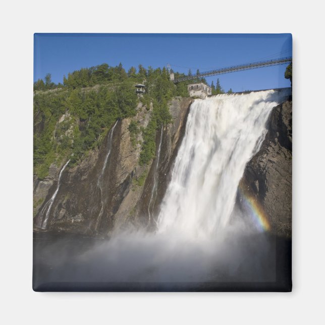 Imán Cascadas de Montmorency cerca de Quebec. (Frente)
