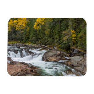 Imán Cascadas de Yaak en otoño en el Kootenai Nacional