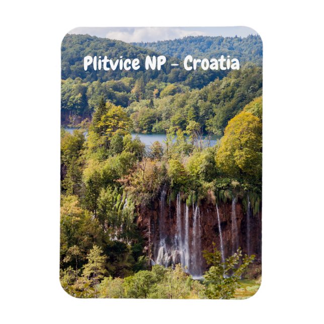 Imán Cascadas en el Parque Nacional de Plitvice - Croac (Vertical)