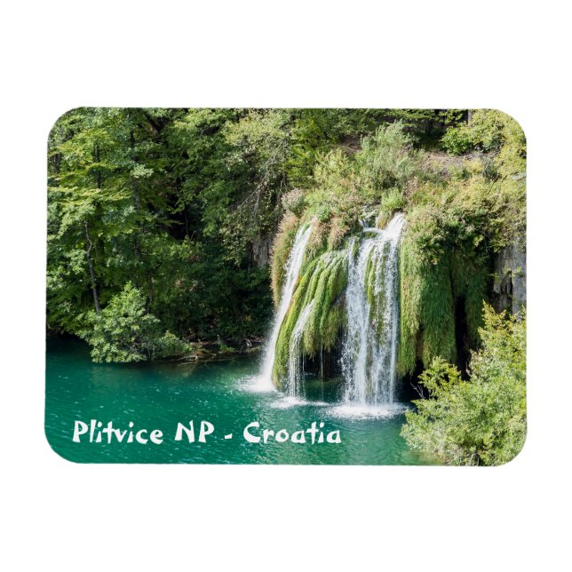 Imán Cascadas en el Parque Nacional de Plitvice - Croac (Horizontal)