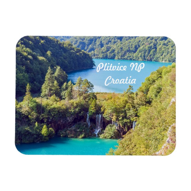 Imán Cascadas en el Parque Nacional de Plitvice - Croac (Horizontal)