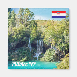 Imán Cascadas en el Parque Nacional de Plitvice - Croac