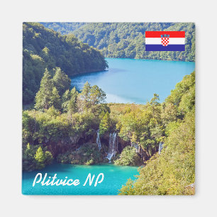 Imán Cascadas en el Parque Nacional de Plitvice - Croac
