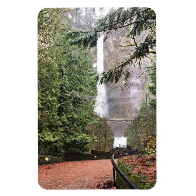 Imán Cascadas Multnomah, O (Vertical)