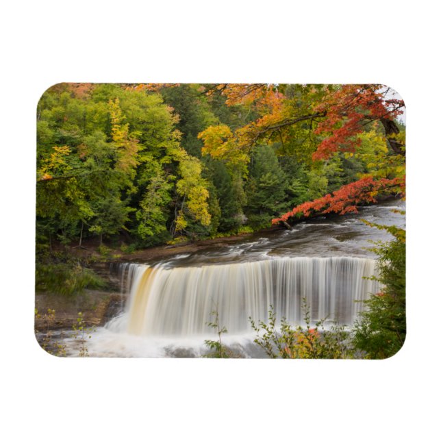 Imán Cascadas Tahquamenon en Otoño (Horizontal)