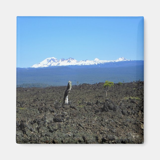 Imán Cascadas y rocas de lava, Oregón (Frente)
