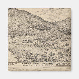 Imán Cascade House en el lago Dunmore