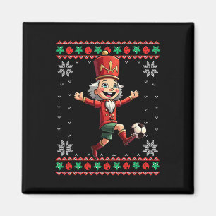 Imán Cascanueces Fútbol Navidad Fea 
