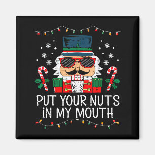 Imán Cascanueces travieso pon tus nueces en mi boca Chr