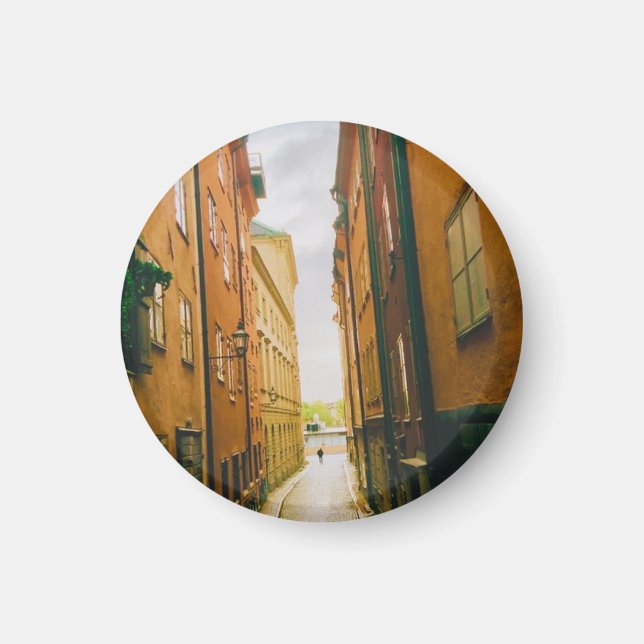 Imán Casco antiguo histórico, Gamla Stan, Estocolmo, Su (Frente)