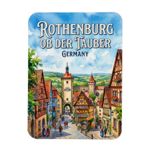 Imán Casco Antiguo medieval, Rothenburg ob der Tauber