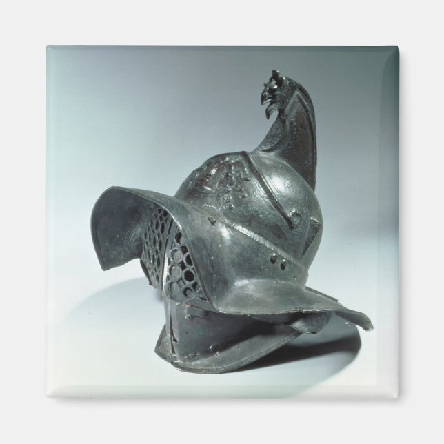 Imán Casco de bronce del gladiador de Tracia, romano, p (Frente)