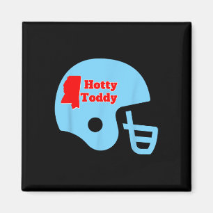 Imán Casco de fútbol Hotty Toddy con esquema de Miss St