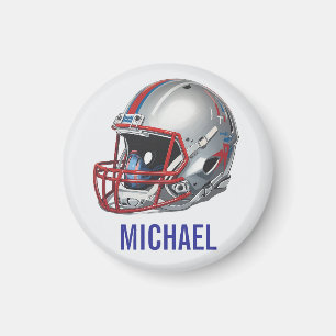 Imán Casco de fútbol motivacional inspirador nombre