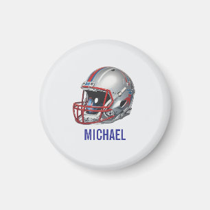 Imán Casco de fútbol motivacional inspirador nombre