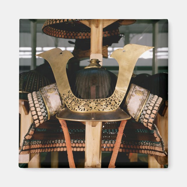 Imán Casco de Samurai, mediados del siglo XIV (Frente)
