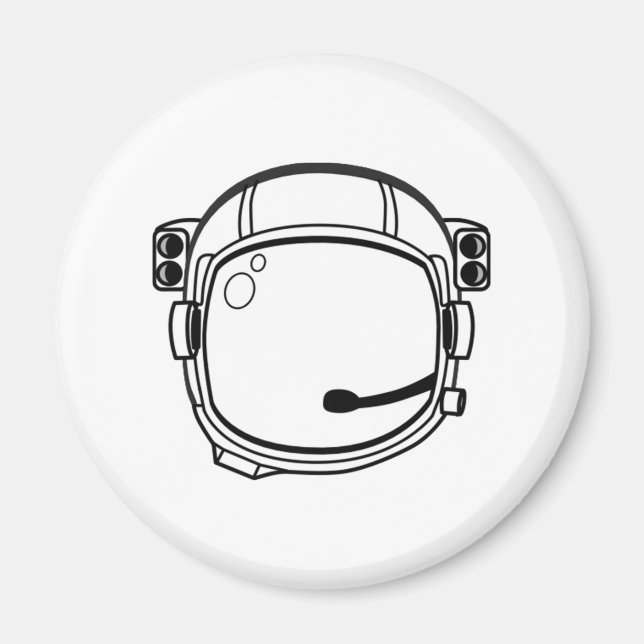 Imán Casco espacial astronauta (Frente)
