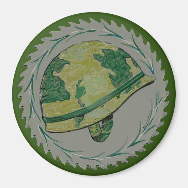 Imán Casco militar (Frente)