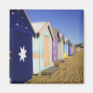 Imán Casetas de Baño, Playa Middle Brighton, Puerto