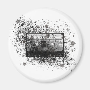 Imán Casete de audio retro
