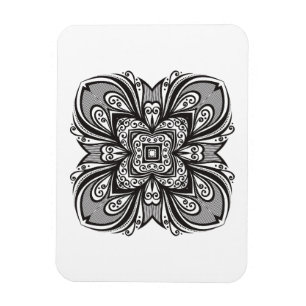 Imán Casilla negra de Deco inspirada