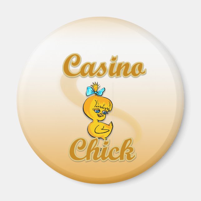 Imán Casino Chick (Frente)