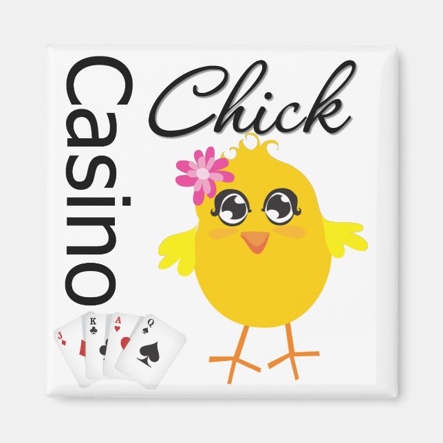 Imán Casino Chick (Frente)