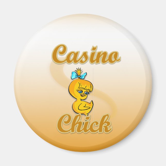Imán Casino Chick (Frente)