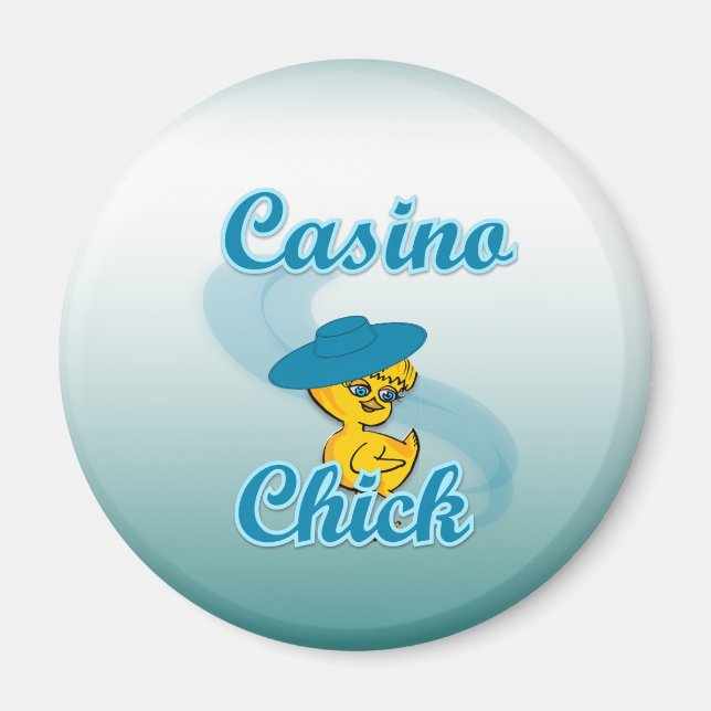 Imán Casino Chick #3 (Frente)