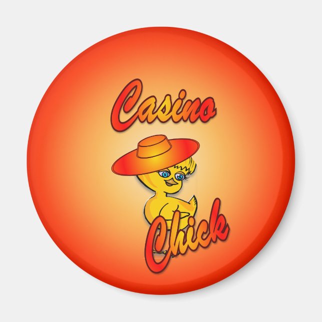 Imán Casino Chick #5 (Frente)