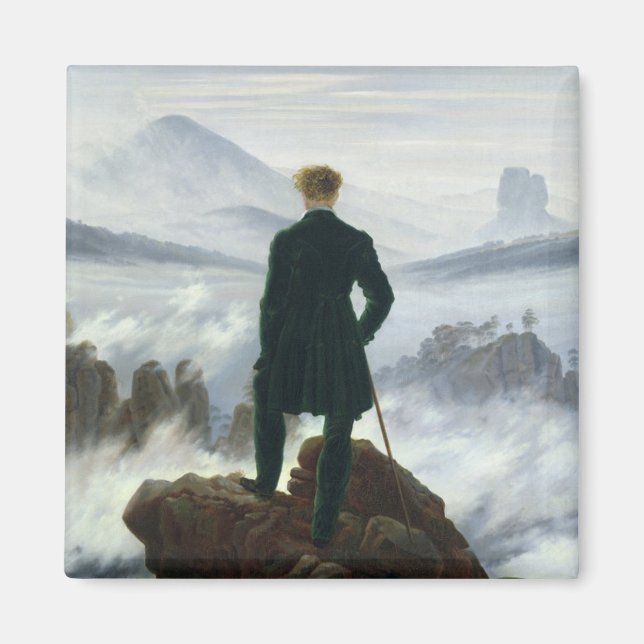Imán Caspar David Friedrich - The Wanderer (Frente)