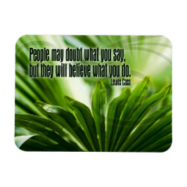 Imán Cass cita Inspiradora de Lewis "Dubt" flexible