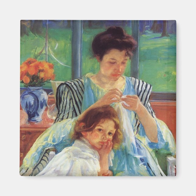 Imán Cassatt: Madre joven (Frente)