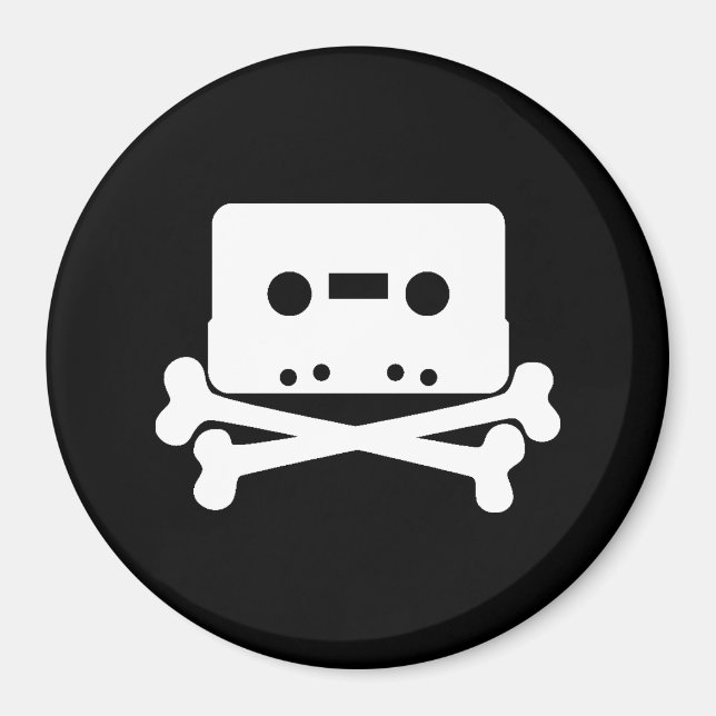 Imán Cassette Jolly Roger (Frente)