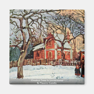 Imán Castañas En Louveciennes Por Pissarro Camille