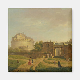 Imán Castel Sant'Angelo, Roma, 1776 (aceite sobre lienz