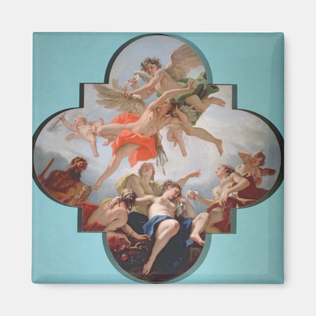 Imán Castigo de Cupido (aceite sobre lienzo) (Frente)